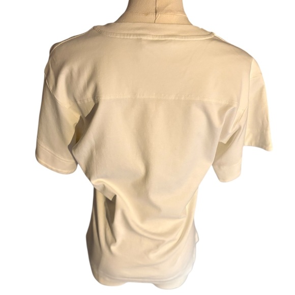 CHLOE White Mercerised Horse T-Shirt - Picture 4 of 9